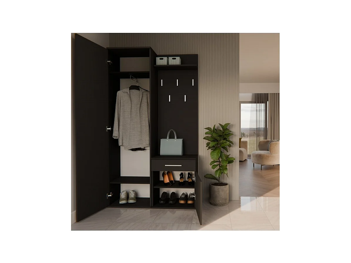 DUO ARMOIRE DUO NOIR MAT