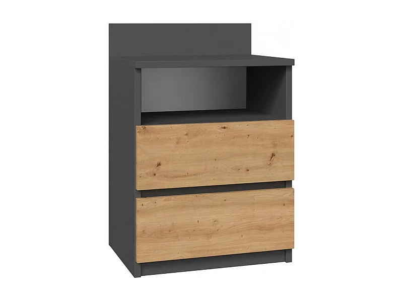 Malwa M1 ANTHRACITE ARTISAN table de chevet