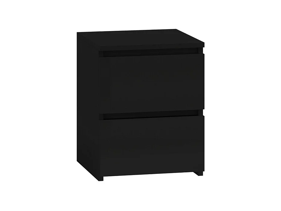 Chevet Malwa M2 NOIR  2 TIROIRS