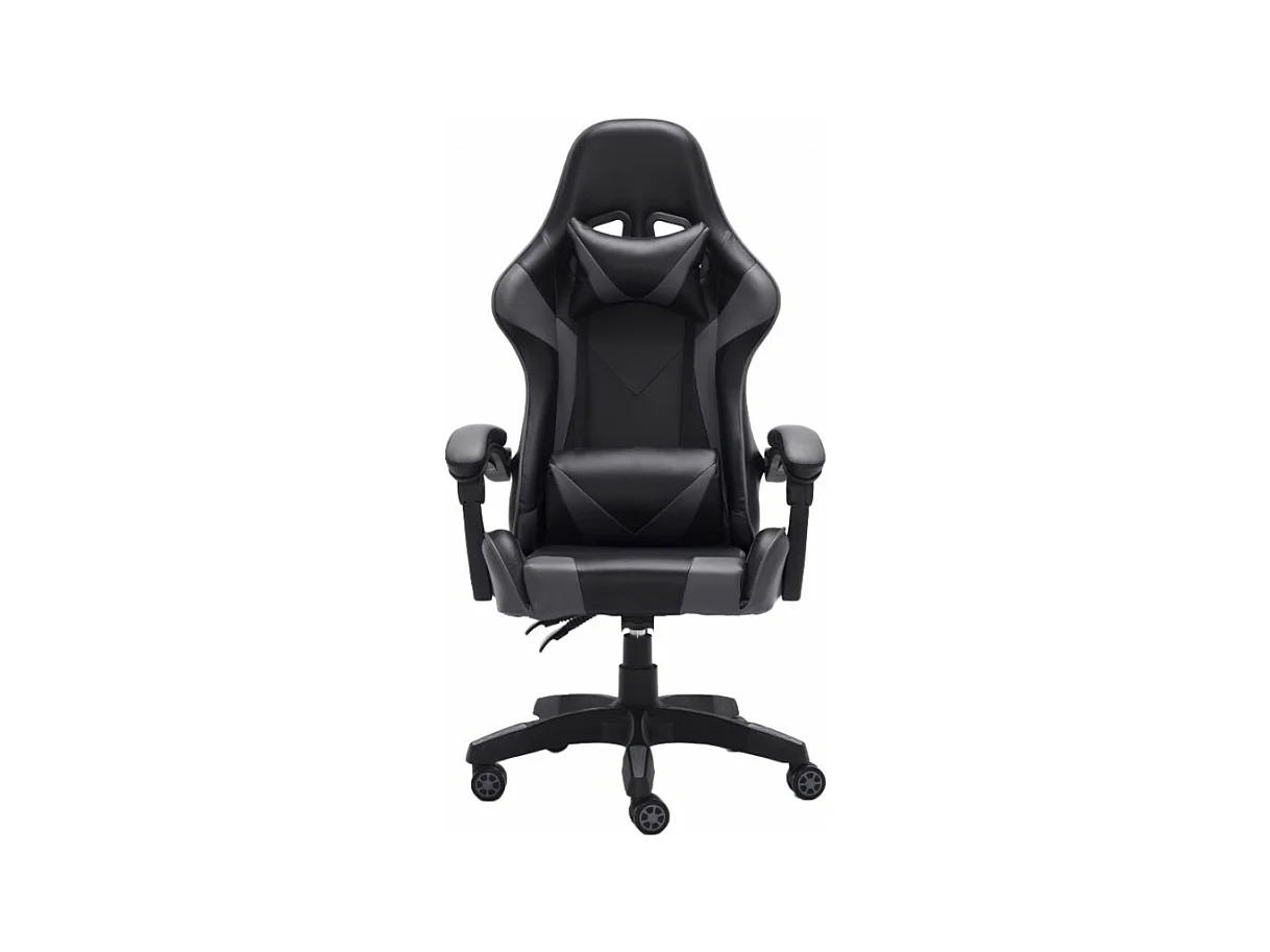 Fotel Gamingowy REMUS | Szary  | 66x62x125 cm | Gamingowy