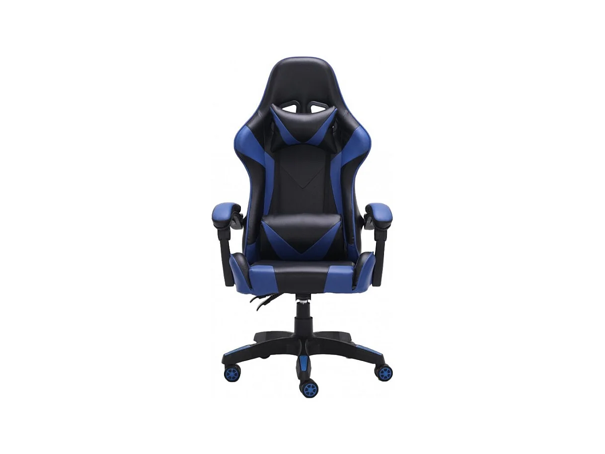 Fotel Gamingowy REMUS |  Niebieski | 66x62x125 cm | Gamingowy