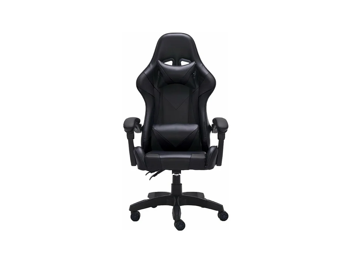 Fotel Gamingowy REMUS | Czarny | 66x62x125 cm | Gamingowy
