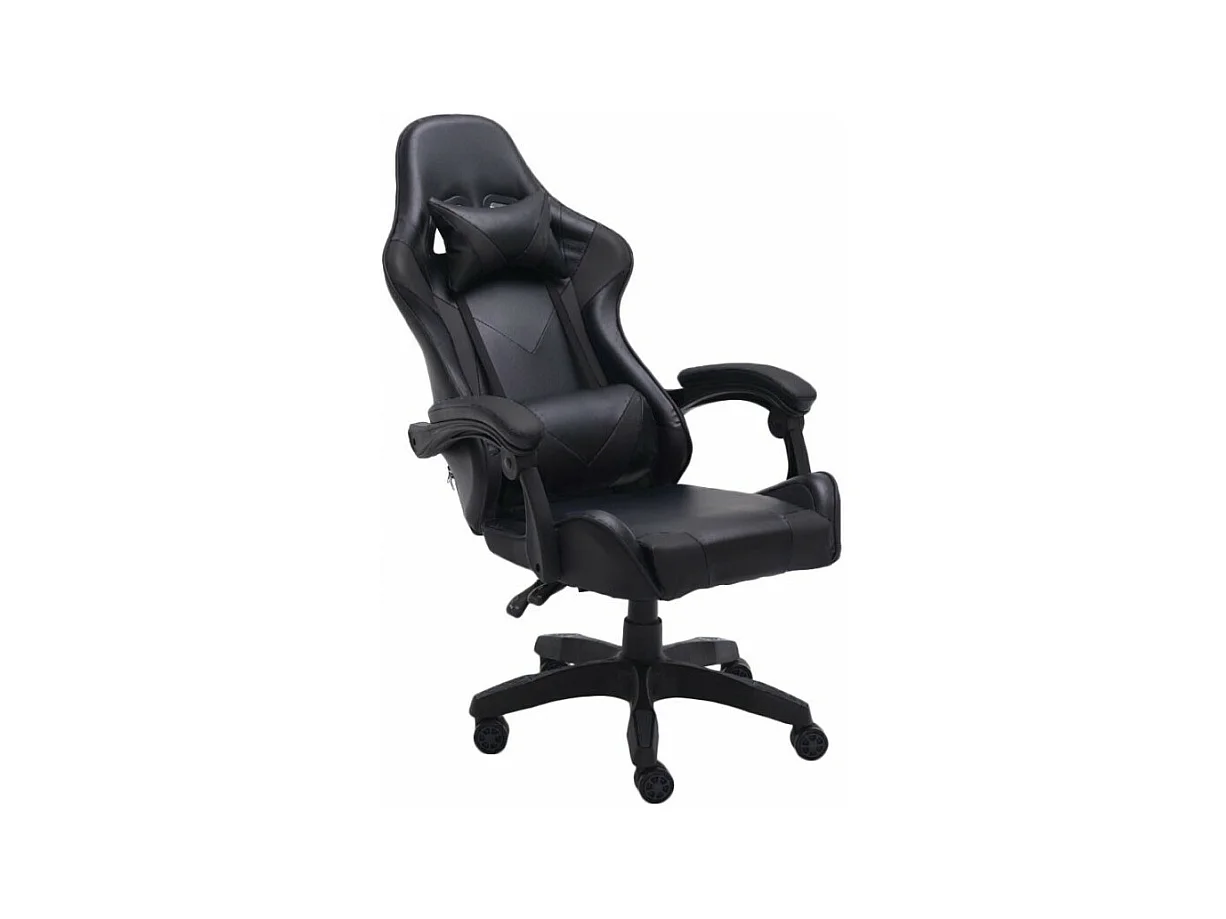 Fotel Gamingowy REMUS | Czarny | 66x62x125 cm | Gamingowy