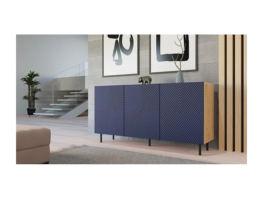 Komoda KAMA 3D/K ARISAN GRANAT