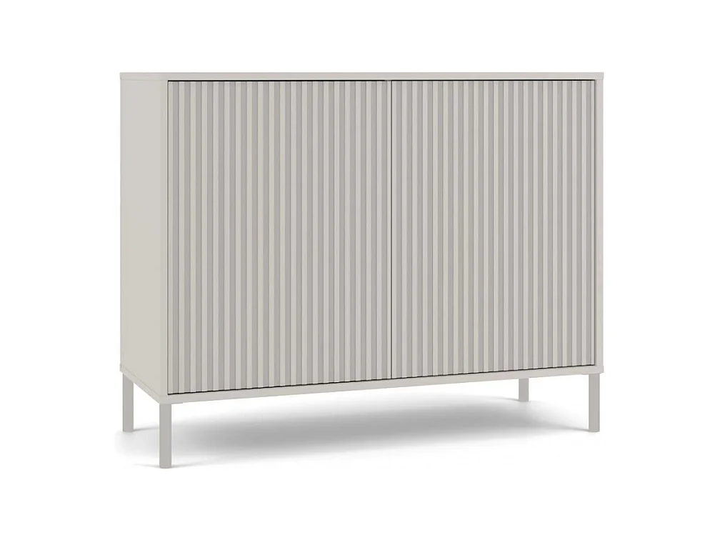 Komoda KAMARO 2D SLIM | Kaszmir | 103.5x40x82.5 cm | Lamele