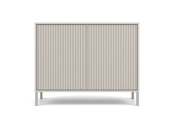 Komoda KAMARO 2D SLIM | Kaszmir | 103.5x40x82.5 cm | Lamele