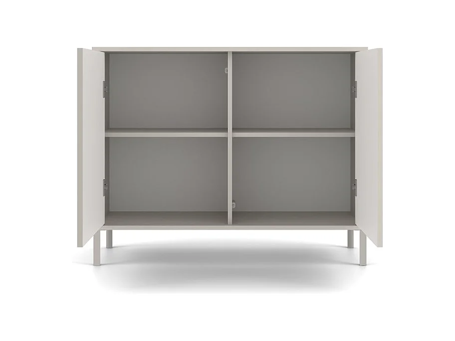 Komoda KAMARO 2D SLIM | Kaszmir | 103.5x40x82.5 cm | Lamele