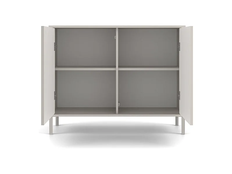 Komoda KAMARO 2D SLIM | Kaszmir | 103.5x40x82.5 cm | Lamele