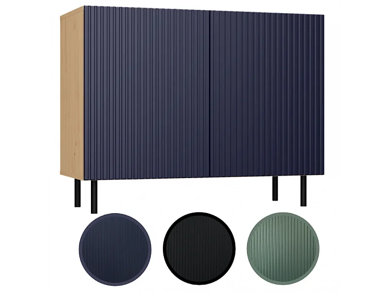 Commode KAMA 2D ARTISAN, noir