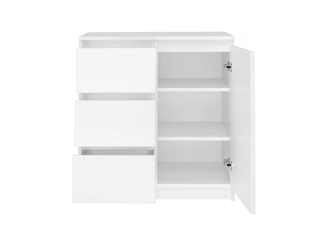 Commode COSTA 1D3S/2D3S BLANC