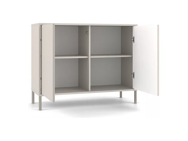 Komoda KAMARO 2D Slim |  Kaszmir | 104x40x82,5 cm | Nowoczesna