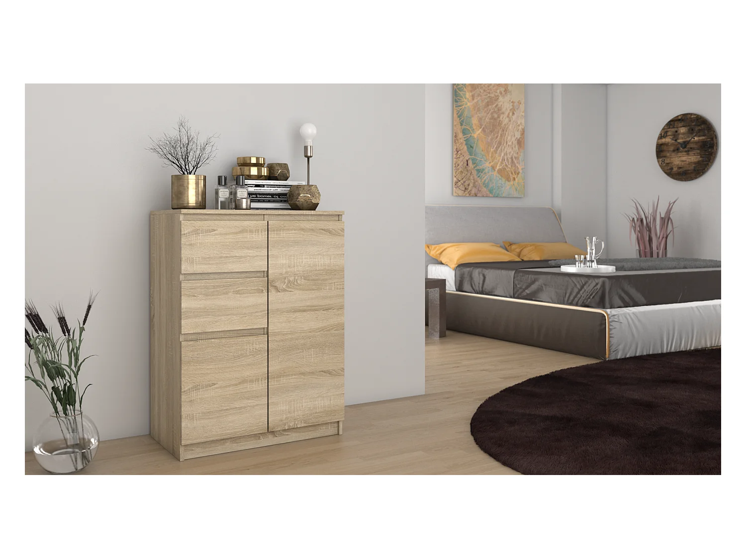 Commode Malwa 2D2S SONOMA