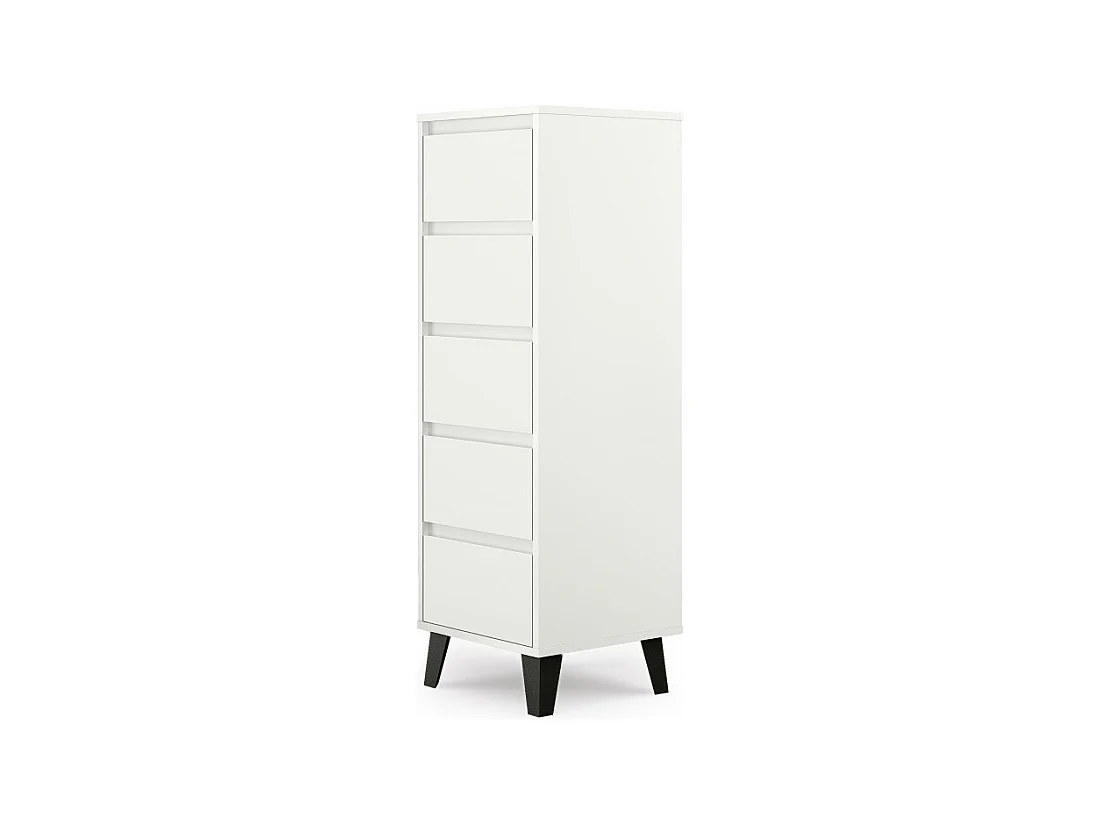 Commode Scandi 5S BLANC