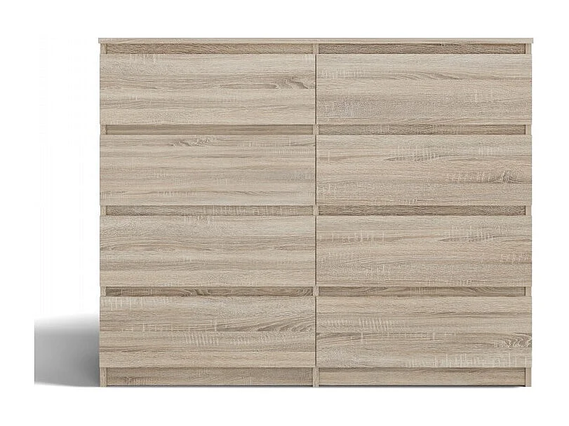 Komoda Malwa M8/140 | Dąb Sonoma | 138x40x97 cm |  8 Szuflad