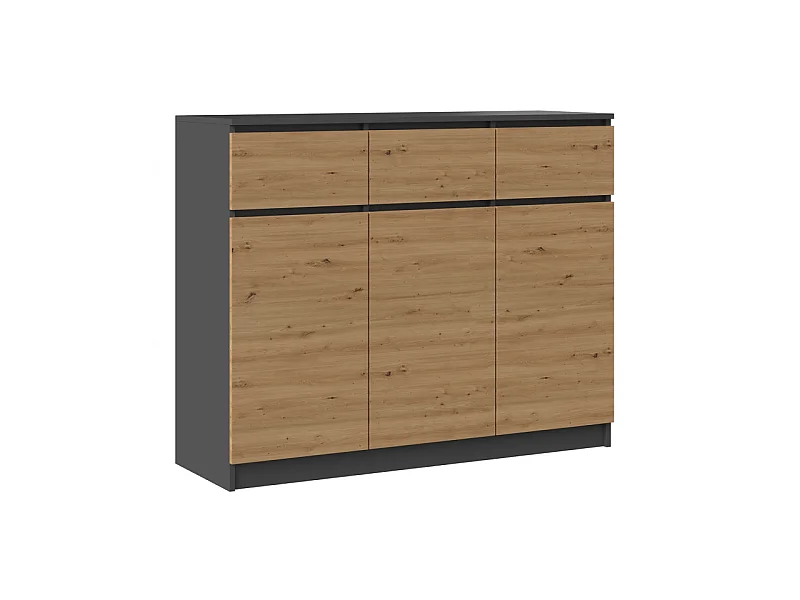 Commode Malwa 3D3S ANTHRACITE ARTISAN