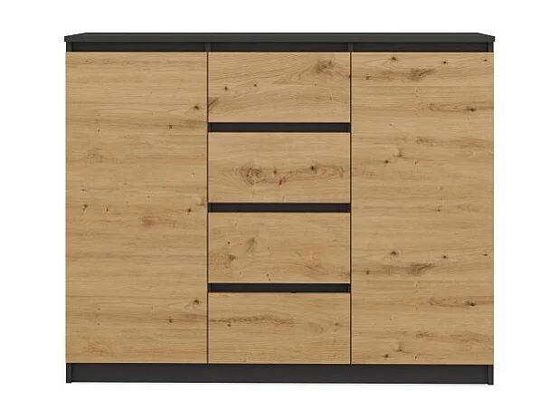 Commode Malwa 2D4S/120 ANTHRACITE ARTISAN