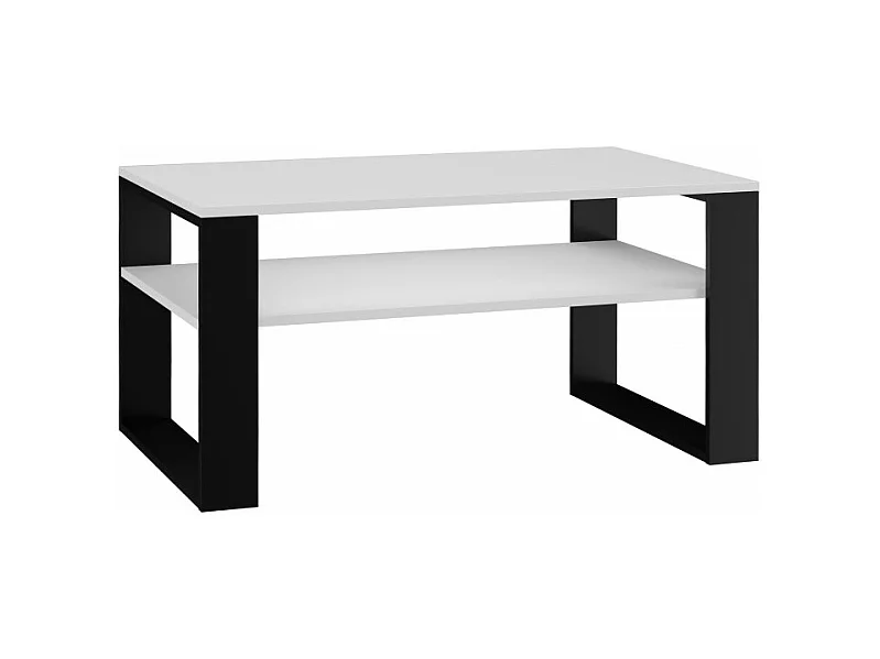 Banc moderne 1 place BLANC NOIR
