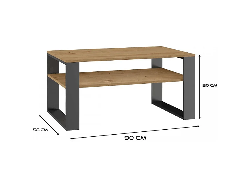 Banc moderne 1 place, ARTISAN, anthracite