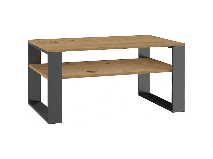 Ława Modern 1P | Stolik Kawowy Antracyt Artisan | 90x58x50 | Nowoczesny Design