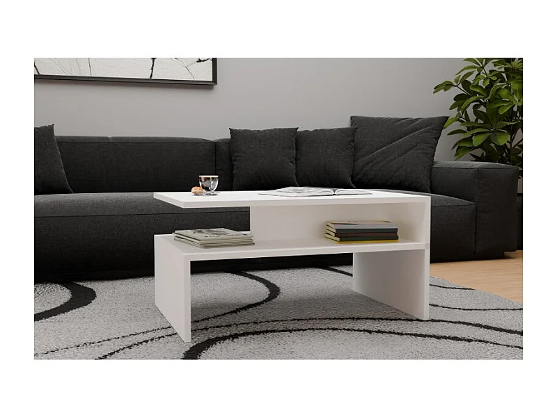 Ława Boston BOSTON biały stoik kawowy