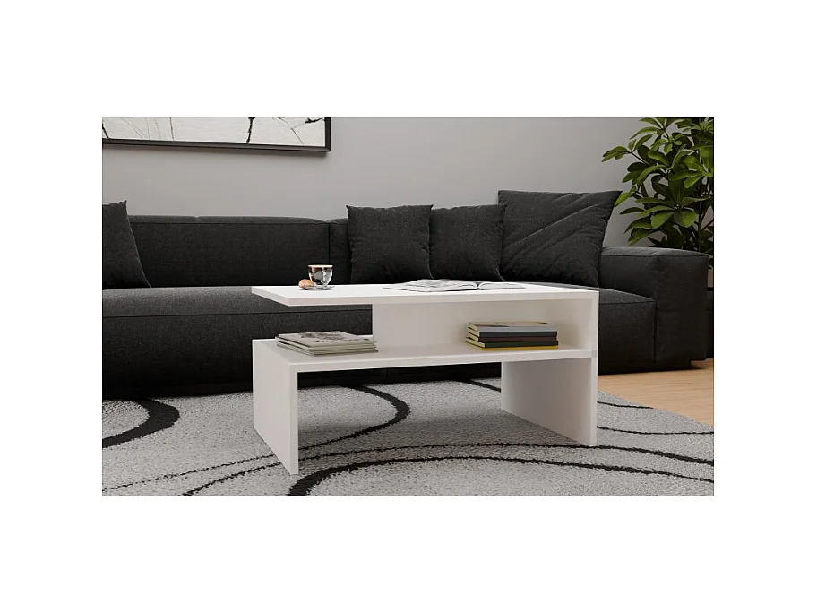 Ława Boston BOSTON biały stoik kawowy