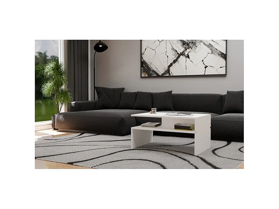 Ława Boston BOSTON biały stoik kawowy