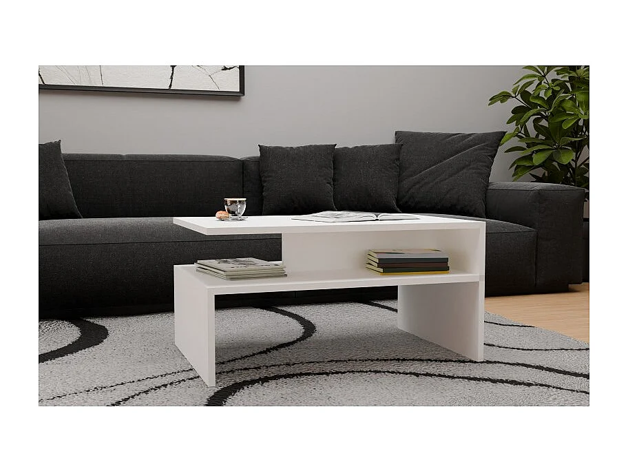 Ława Boston BOSTON biały stoik kawowy