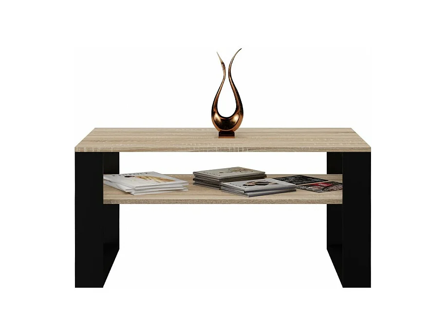 Canapé moderne 1 place SONOMA NOIR