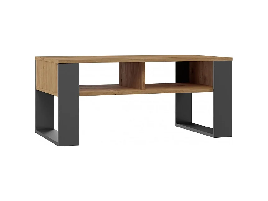 Banc 2P moderne ANTHRACITE ARTISAN