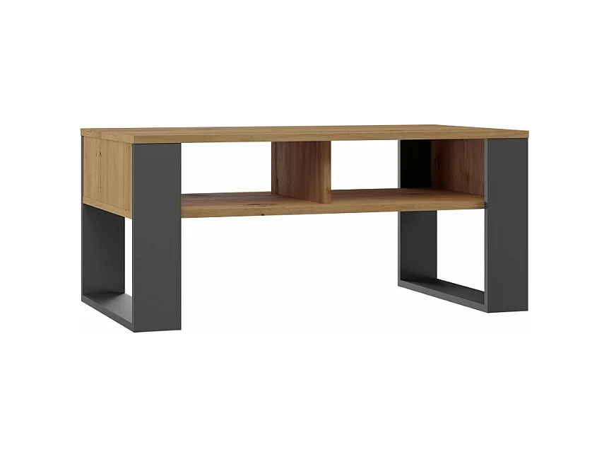 Ława Modern 2P | Antracyt Artisan | 90x58x50  | Stolik Kawowy Nowoczesny