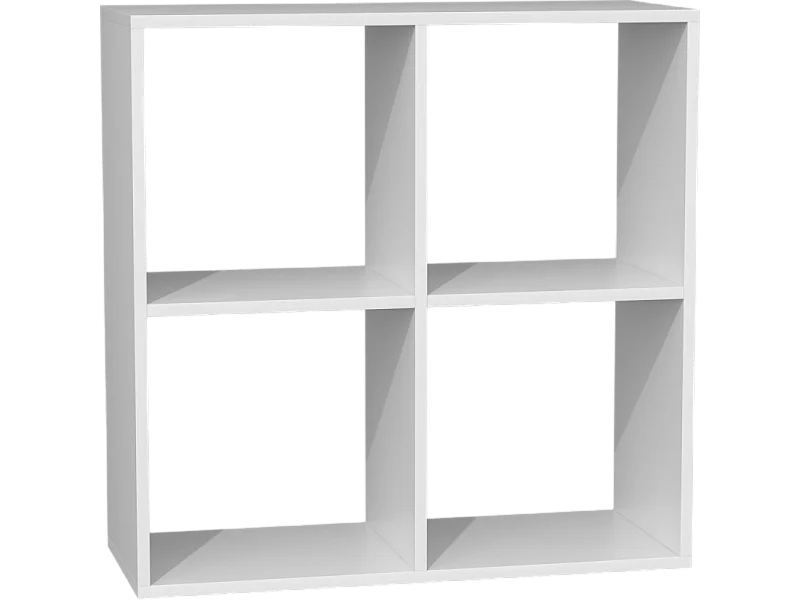 Wit hoekbureau 120x50 cm met geïntegreerd tafelblad en opbergruimte