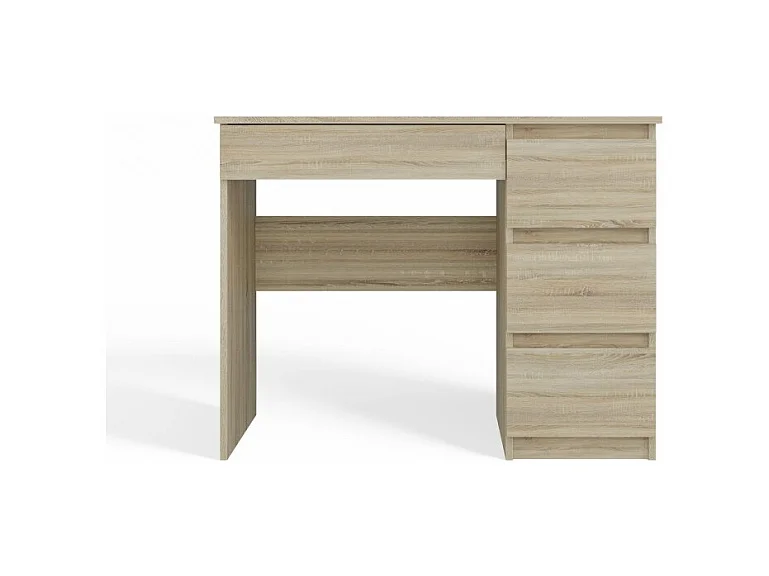 Biurko Mijas Prawe | Dąb Sonoma | 98x51x76 | Funkcjonalne z 4 Szufladami
