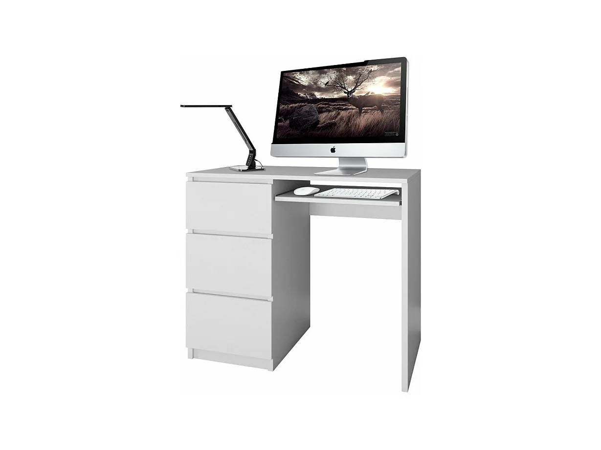 Bureau Lima GAUCHE BLANC