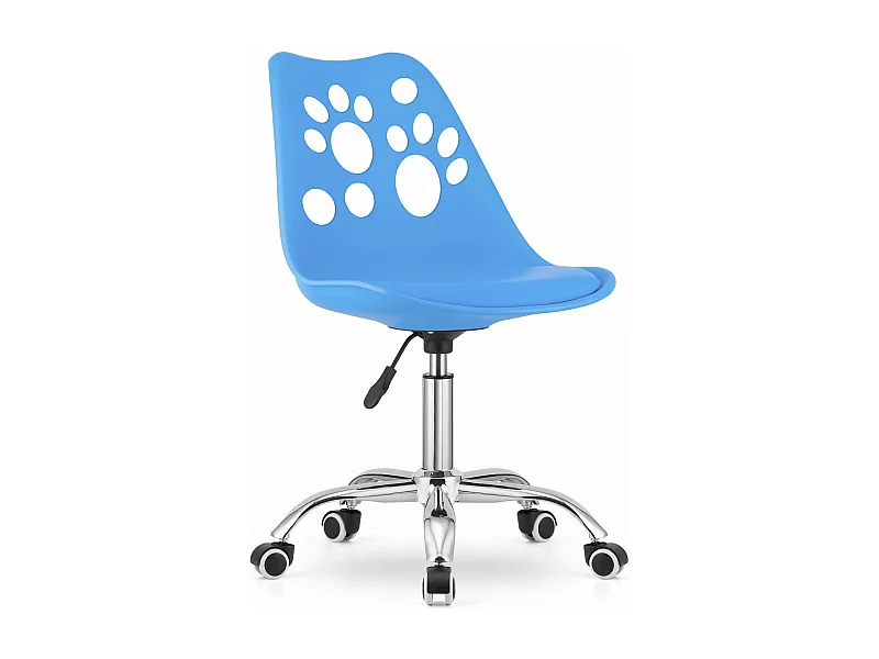 Chaise pivotante PRINT - bleu