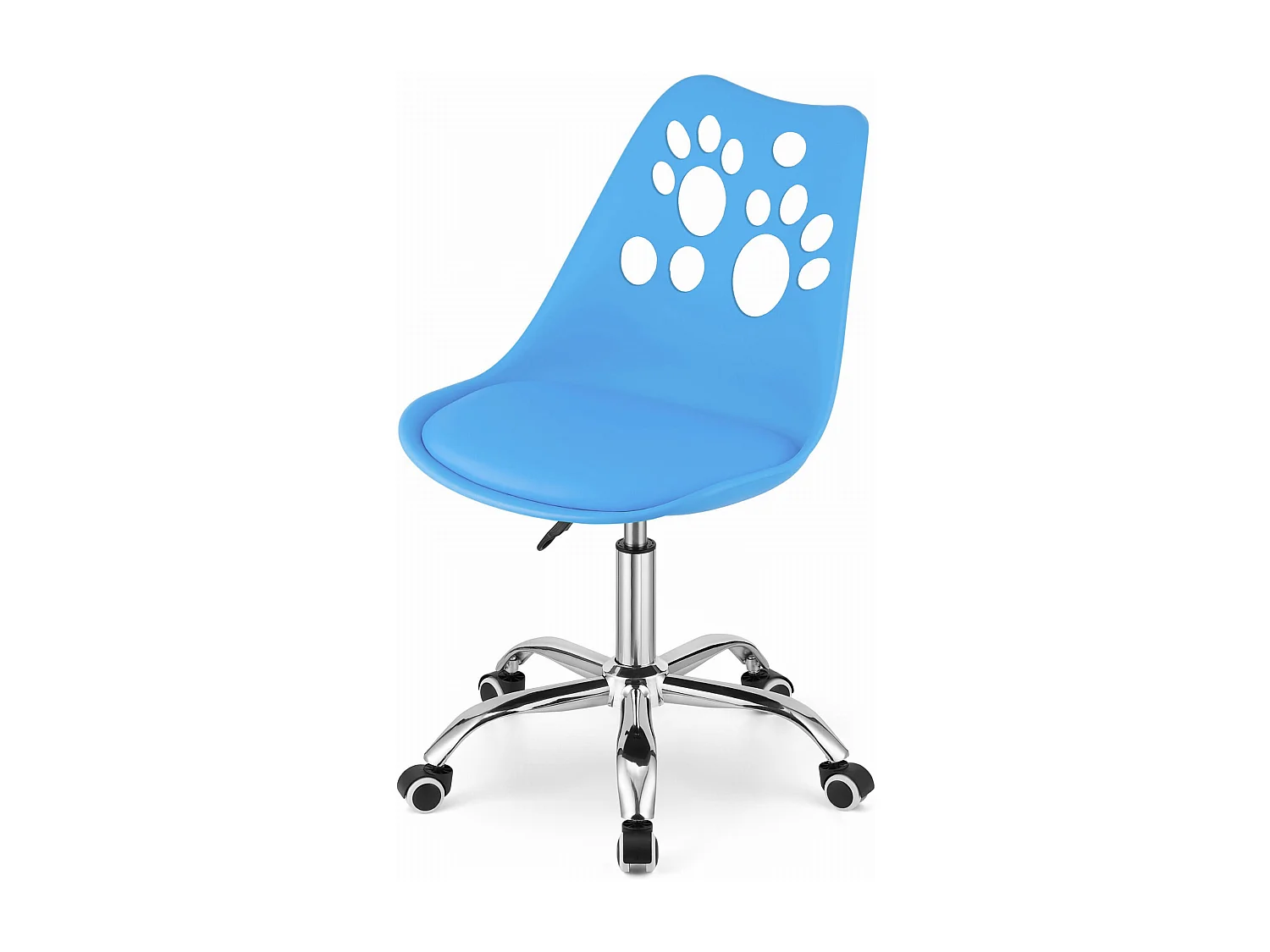 Chaise pivotante PRINT - bleu