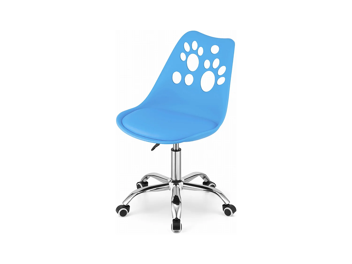 Chaise pivotante PRINT - bleu