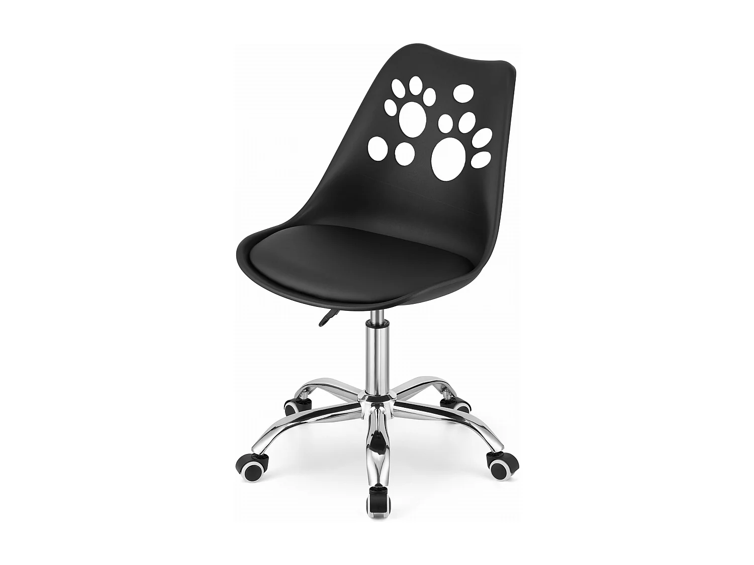 Chaise pivotante PRINT - noir