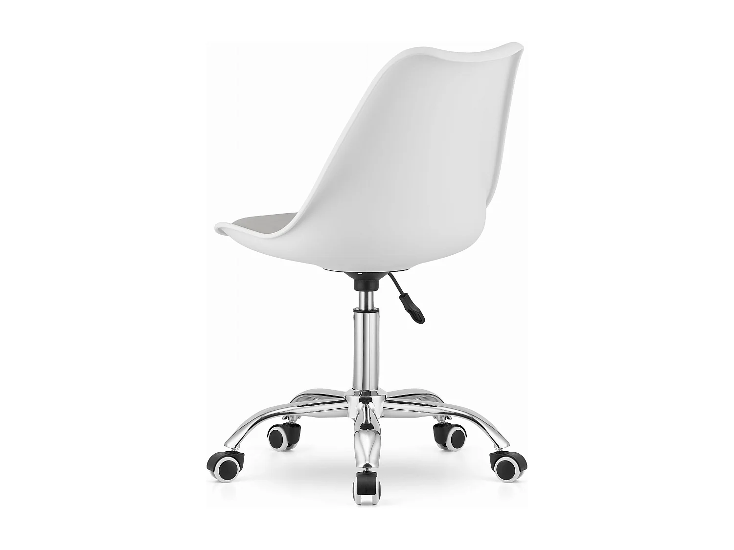 Fauteuil pivotant ALBA - blanc et gris