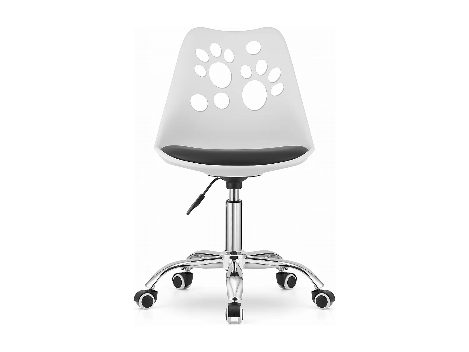 Chaise pivotante PRINT - noir et blanc