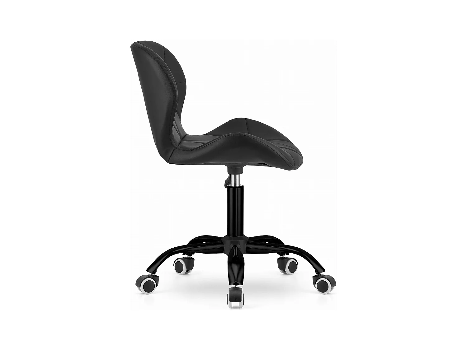 Fauteuil pivotant NOTO eco leather - noir