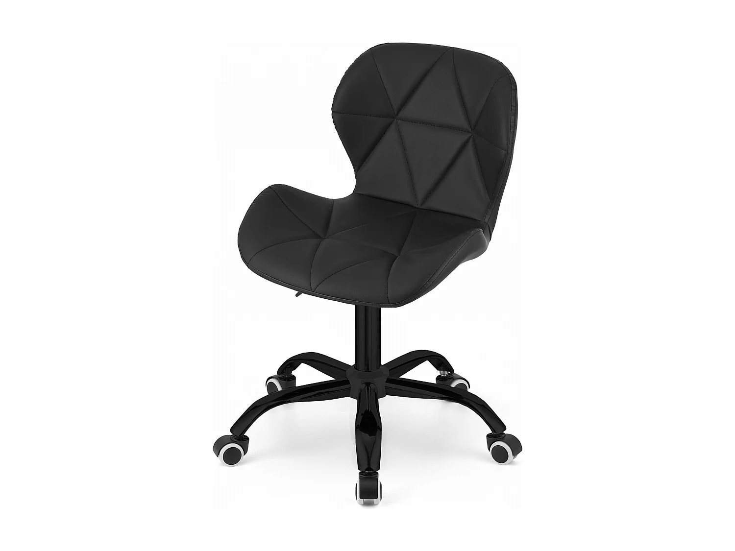 Fauteuil pivotant NOTO eco leather - noir