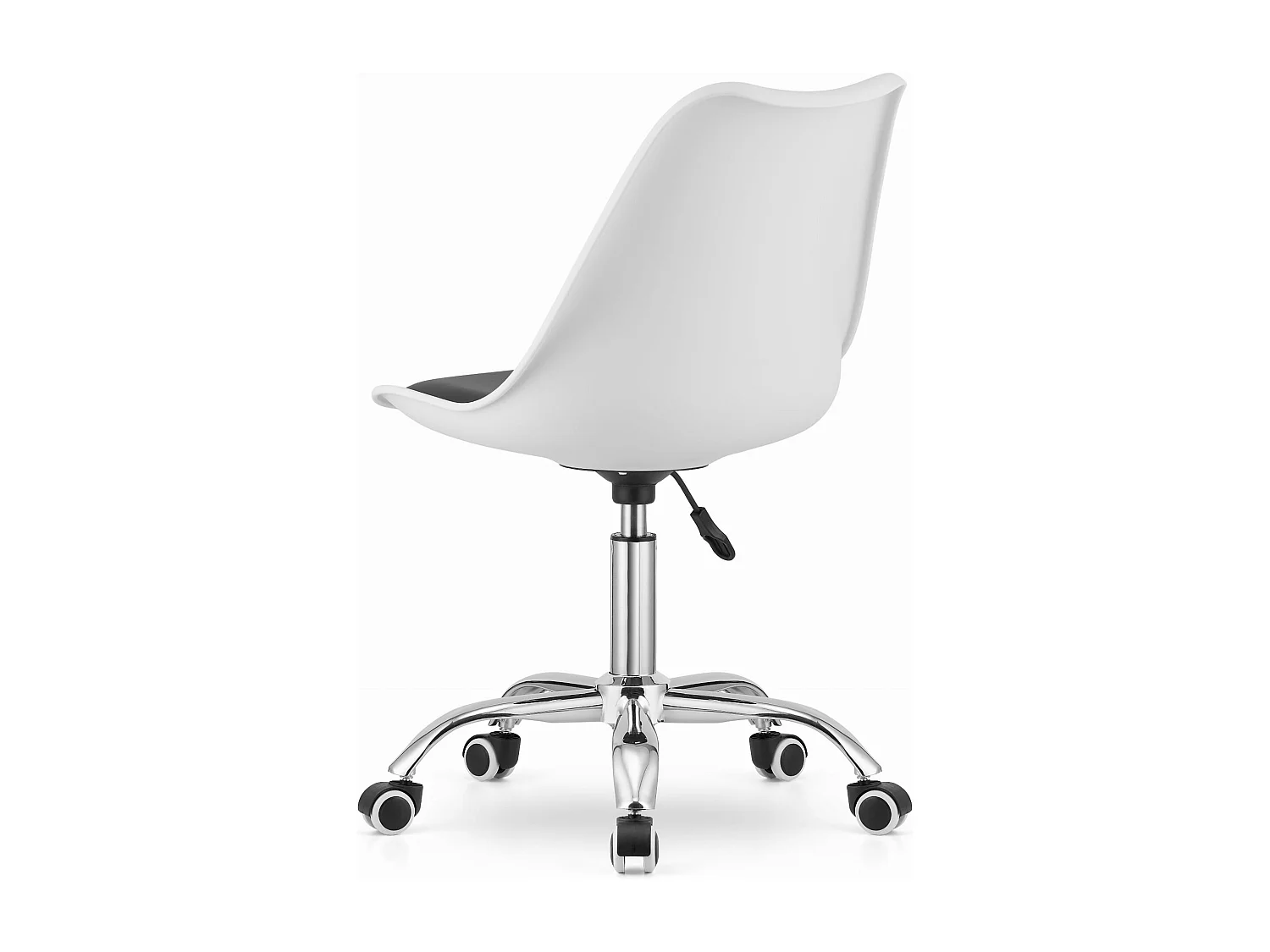 Fauteuil pivotant ALBA - noir et blanc