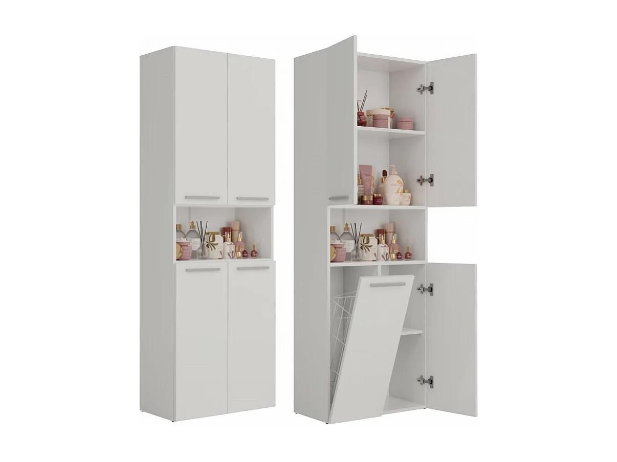 Étagère de salle de bains Nel 1K/DK BLANC