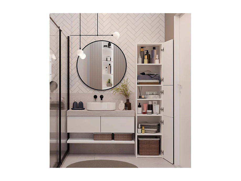 Étagère de salle de bains Sara S43 BLANC