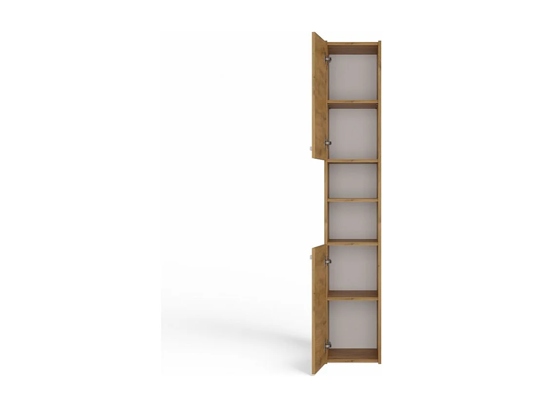 Szafka łazienkowy Sara S30 | Dąb Artisan | 30x30x170 cm | Szafka Regał Nowoczesny