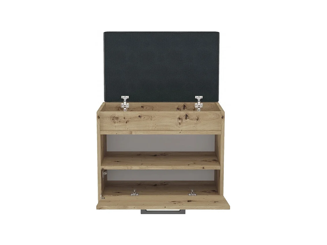 Szafka na Obuwie Parma MINI | Dąb Artisan |  60x35x49 cm | Szafka na obuwie z siedziskiem