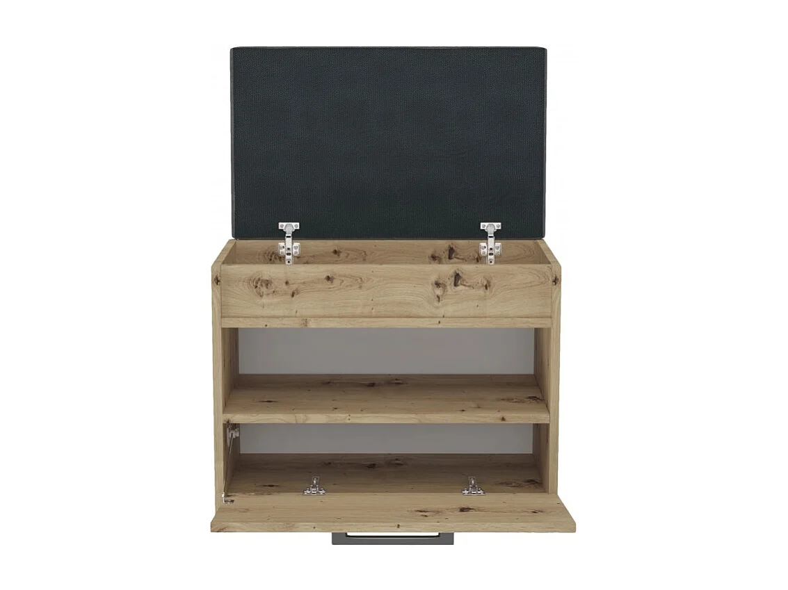 Szafka na Obuwie Parma MINI | Dąb Artisan |  60x35x49 cm | Szafka na obuwie z siedziskiem