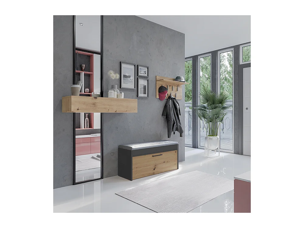 Meuble à chaussures Parma PARMA ANTHRACITE ARTISAN