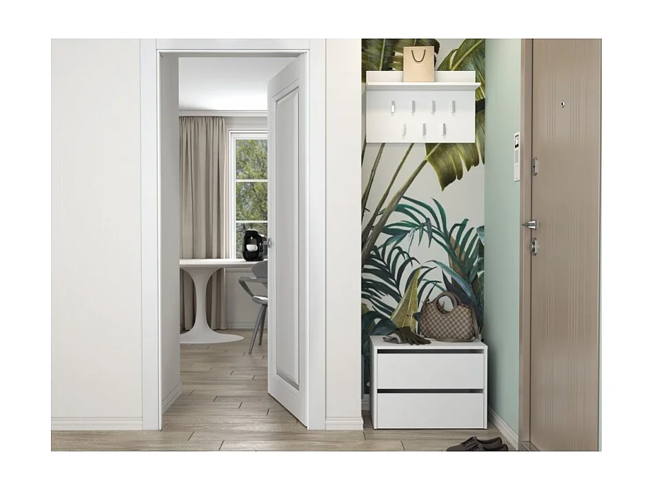 Szafka na Obuwie MODO | Biała |  60x36x44 cm | Szafka na Obuwie