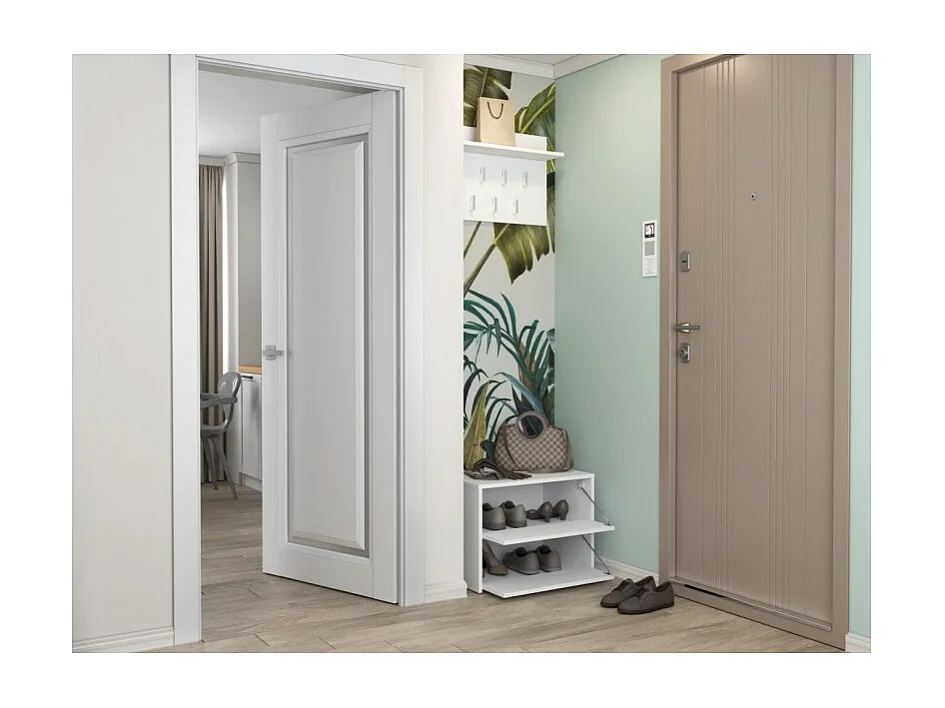 Szafka na Obuwie MODO | Biała |  60x36x44 cm | Szafka na Obuwie